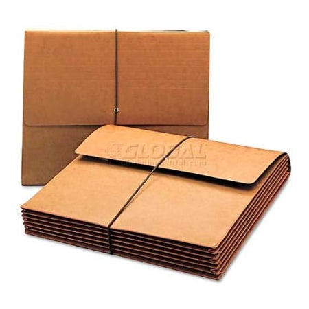 Universal Extra Wide Expanding Wallet with Elastic Cord, Legal, 5-1/4 Expansion, Red UNV13080***